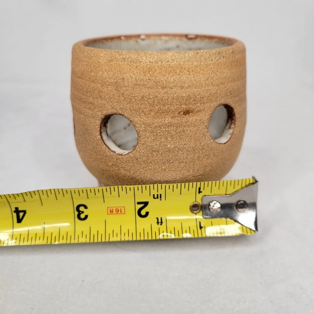 Los Artesanos Puerto Rico Hal Lasky Pottery Pierced Candleholder‎ Lantern 3